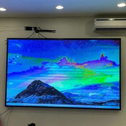 Écran LED à pas fin pour installation murale