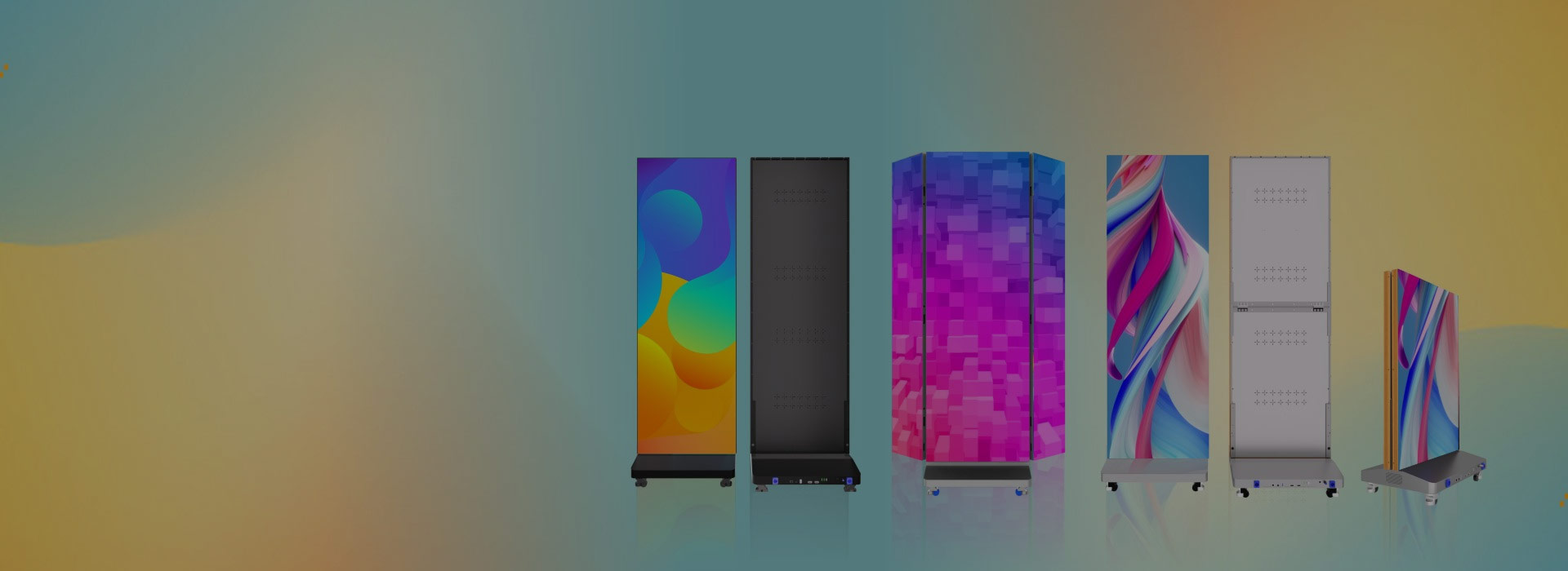 Faltbares LED-Posterbanner