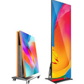 Faltbare LED-Plakate von Bushaltestellen