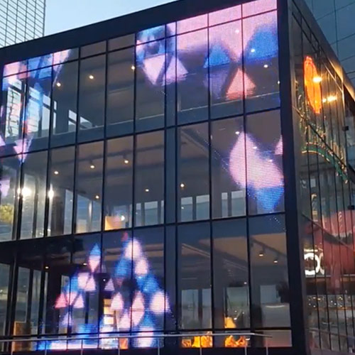 Grille LED Display Case Shows