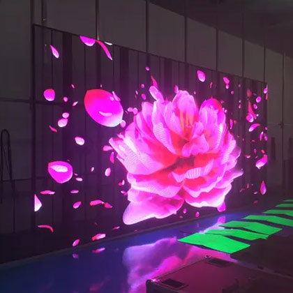 Grille LED Displays Of Suspended