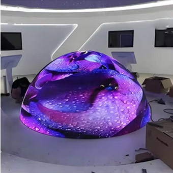 Schermo LED emisferico specifico per DJ