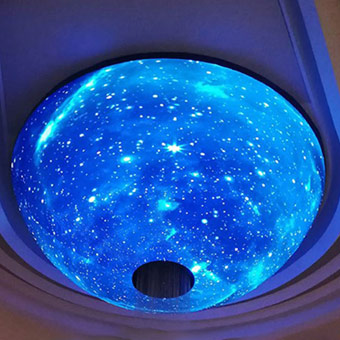 Display LED emisferico da soffitto
