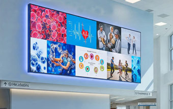 Pantalla LED de hospital