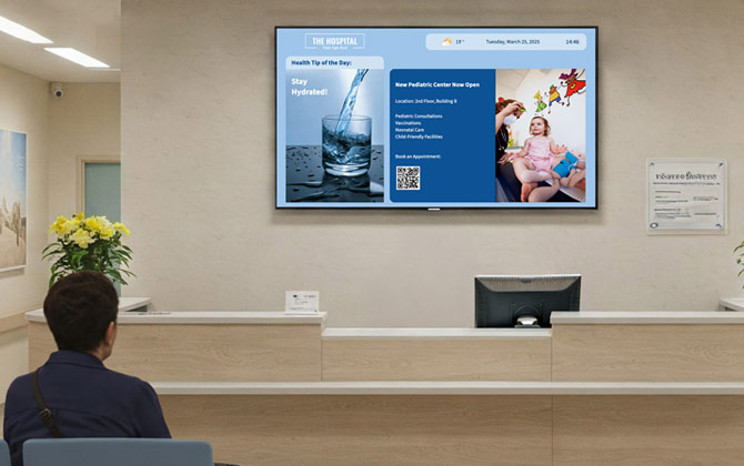 Vantagens da empresa de displays LED para hospitais