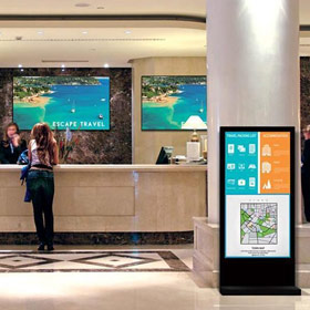 Hotel LED Screen Of Reception & Lobby