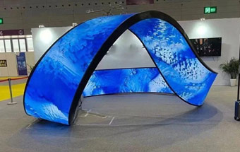 Tela LED flexível para ambientes internos