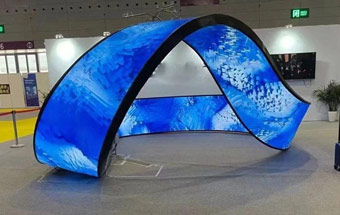 Pantalla LED flexible para interiores