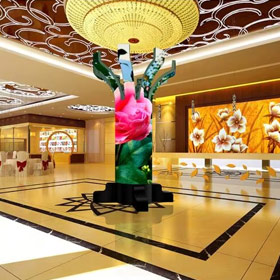 Otel İç Mekan Esnek LED Ekranı