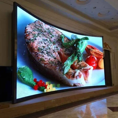 Kapalı Alan Esnek LED Gıda Tanıtım Ekranı