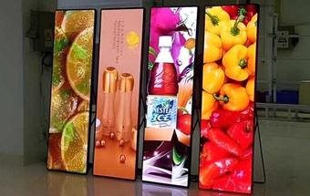 Exhibiciones de pancartas LED