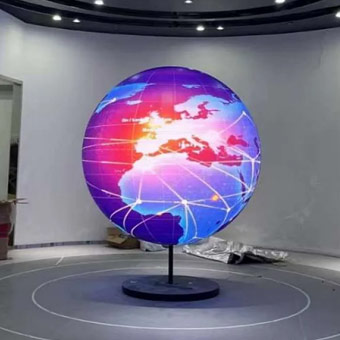 Affichage sphérique à LED