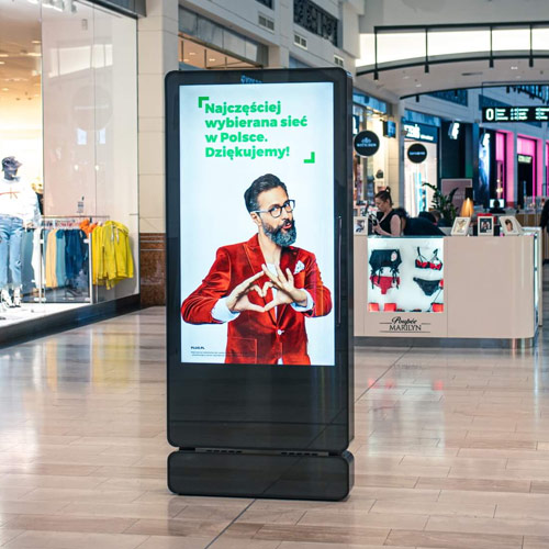 Totem LED per centri commerciali