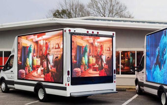 Mobile LED-Werbewagen