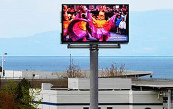 Display LED fixo para exterior