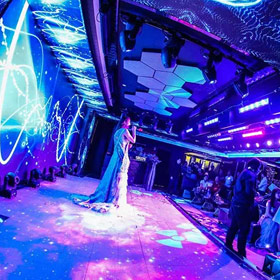 Schermo LED da pavimento per spettacoli teatrali all'aperto
