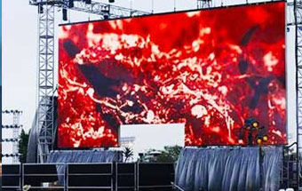 Aluguel de display LED para exterior