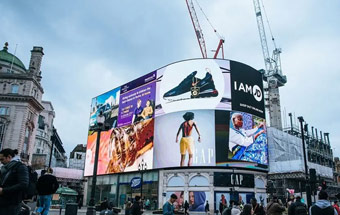 Pantalla LED a todo color para exteriores