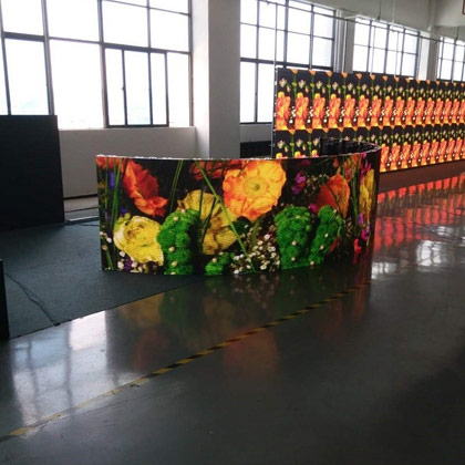 Cartelera LED flexible de alquiler