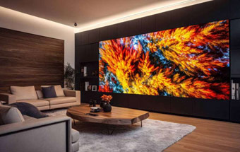 Parete video LED senza soluzione di continuità