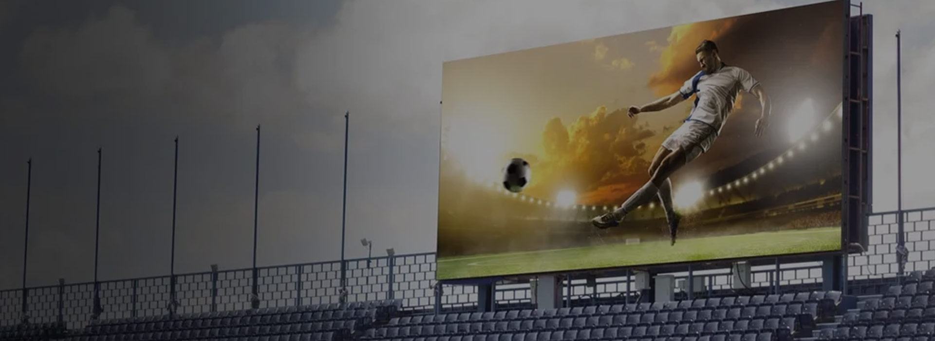 Banner de pantalla LED deportiva