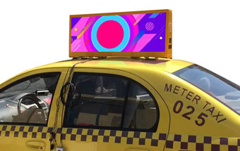 Display LED per taxi