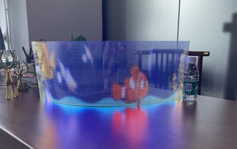 Transparent LED Film Display