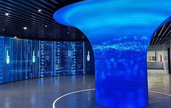 Display LED a forma di corno d'albero