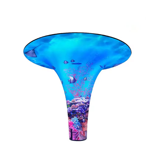 Exibição de vitrine de LED Tree Horn
