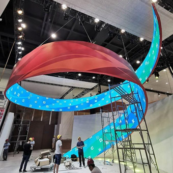 Écran LED flexible ultra fin