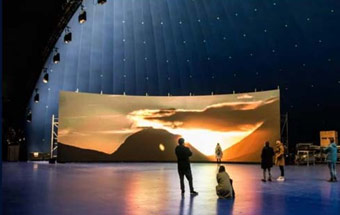 Paredes de LED de produção virtual