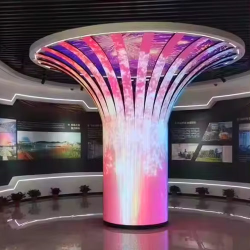 Display LED Wisdom Tree della sala espositiva