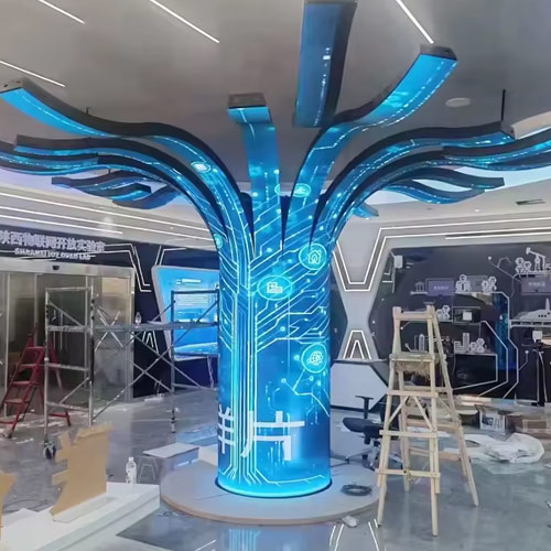 Display LED Wisdom Tree per installazione in laboratorio