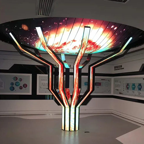 Display LED Wisdom Tree per l'installazione museale