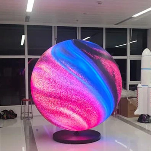 Pantalla LED flexible de forma esférica
