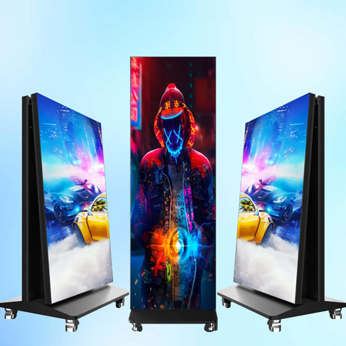 Faltbare LED-Poster Case Show