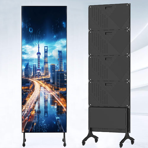 Faltbare LED-Poster Case Shows