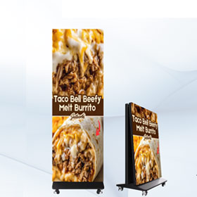 Faltbare LED-Poster von Restaurants
