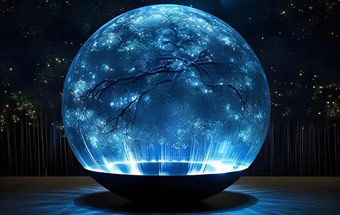 Display LED a sfera