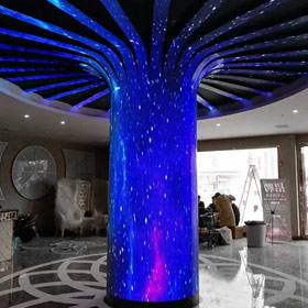 Display LED Wisdom Tree nel parco