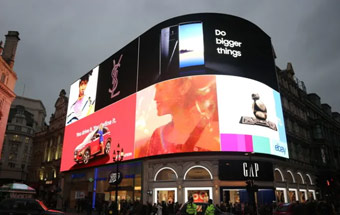 Displays LED comerciais