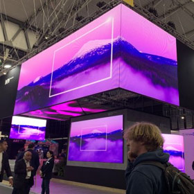 展示用LEDディスプレイ