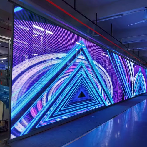 Vitrines d'affichage LED transparentes d'intérieur