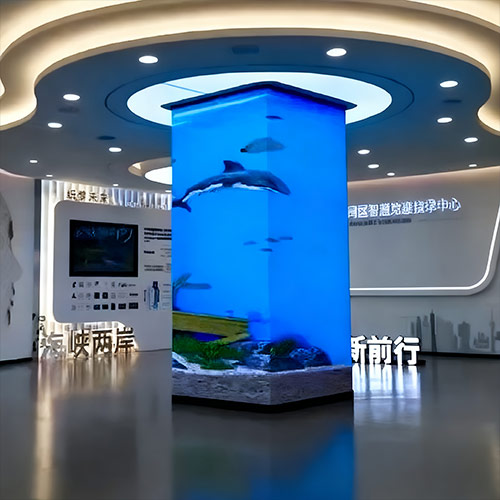 LED Sütun Kasası Gösterisi