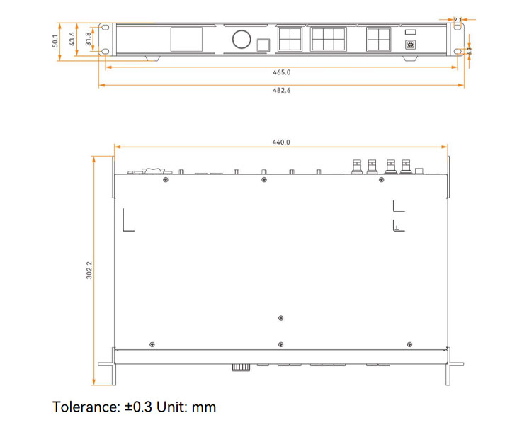Novastar VX1000 Pro Features Size