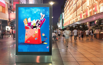 LED-Poster für den Außenbereich