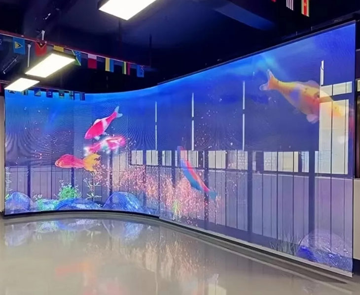 Уличный прозрачный светодиодный дисплей высокого качества