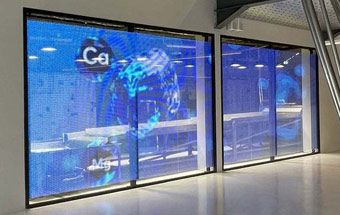 Film d'affichage LED transparent