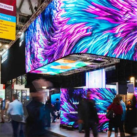 Displays LED para feiras comerciais