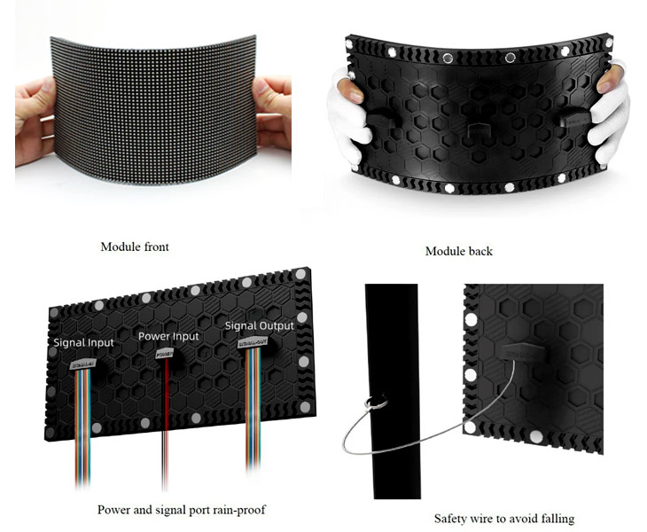High Quality Rubber Panels Extend The Service Life Of Flexible LED Modules